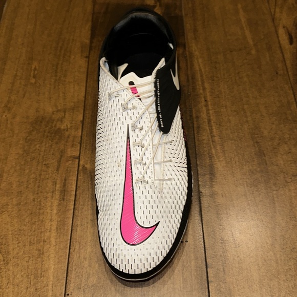 Nike Phantom GT Academy FlyEase MG White Pink Blast, barely Used, Size 9.5 - Picture 5 of 6